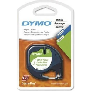 Letratag Yedeği 12 mm. x 4 m. Kağıt Beyaz