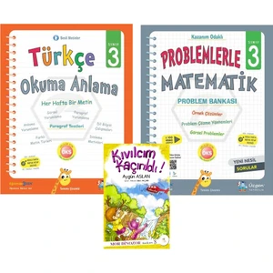 Üçgen Yayıncılık 3. Sınıf Türkçe Okuma Anlama + Problemlerle Matematik