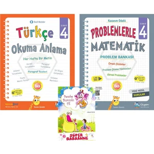 Üçgen Yayıncılık 4. Sınıf Türkçe Okuma Anlama + Problemlerle Matematik