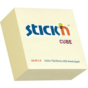 Stıckn 76X76 Pastel Sarı Küp 400YP