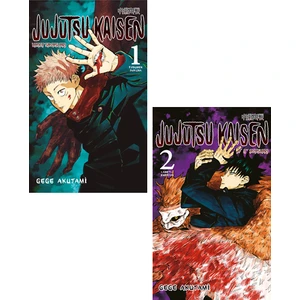 Jujutsu Kaisen Manga Seti 1-2. Ciltler - Gege Akutami Türkçe Ciltsiz 400 Sayfa Fantastik Macera Türü 