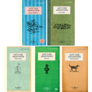 Seçme Hikayeler - Son Kuşlar - Havuz Başı - Semaver - Havada Bulut - Sait Faik Abasıyanık - 5 Kitap Set
