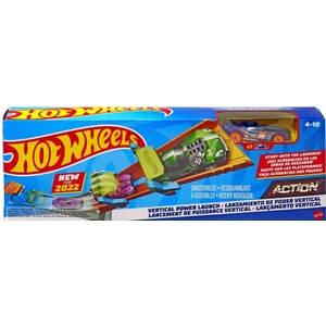 Hot Wheels Akrobasi Atlayışı Yarış Seti Dikey Güç Fırlatma Mızrakçısı HFY69