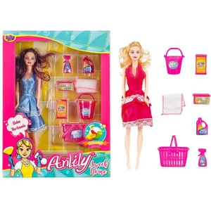 Oydaş Oyuncak  02442 Kutuda Anlily Temizlik Setli Bebek