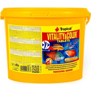100 Adet Tropical Vitality&color Tablets Kovadan Bölme Tablet Balık Yemi