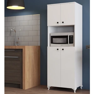 Moxen Mobilya Mfd1 Mikrodalga Fırın Dolabı Beyaz