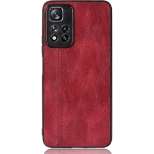 Dikiş Inek Telefon Kılıfı Xiaomi Redmi Notu 11 Pro Siyah Için (Yurt Dışından)