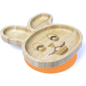 Bambu Tavşan Turuncu Vakumlu Tabak