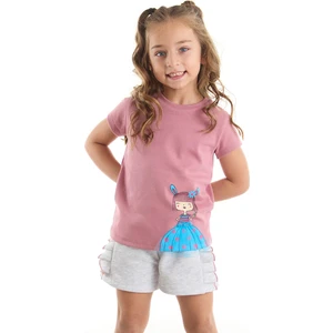 Tüllü Lily Kız Çocuk T-shirt Şort Takım