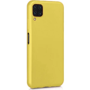 Samsung Galaxy A22 4g Uyumlu Nano Silikon Kılıf Sarı