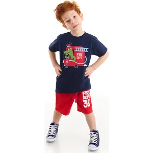 Itfaiyeci Timsah Erkek Çocuk T-Shirt Şort Takım