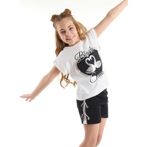 MSHB&G Black Swan Kız T-Shirt Şort Takım