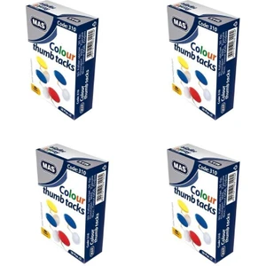 Mas 310 Renkli Raptiye ( Pvc Kaplı ) 4 Adet