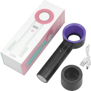 USB Şarj Kirpik Kurutma Makinesi - Siyah (Yurt Dışından)