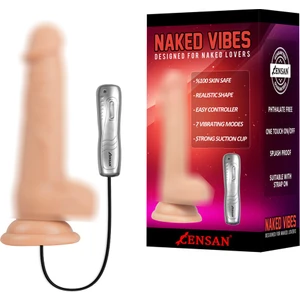 Naked Vibes 21CM Gerçekçi Dildo Vibratör