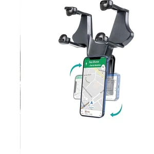 Dikiz Aynası Araç Montaj Braketi Kamyon Telefon Tutucu Klip Araba Beşiği (Yurt Dışından)