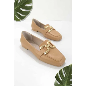 Camel  Kadın Loafer Ayakkabı K01641166109