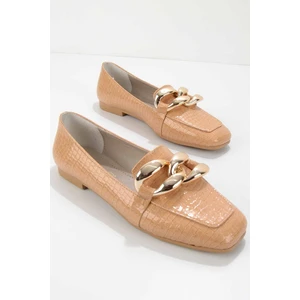 Turuncu Rugan  Kadın Loafer Ayakkabı K01641166311