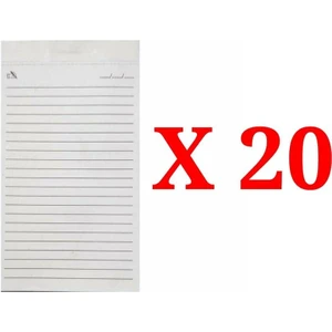 Seyhan Askeri Malzeme  Kalemlikli Not Defteri Cüzdan Yedek Defteri 20 Adet