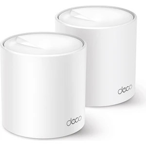 TP-Link Deco X50(2-pack), AX3000 Mbps, Yapay Zeka Desteği, Gigabit Portları, 150 Cihaza Kadar Bağlanılabilirlik,  460 m²'ye Kadar Kapsama, Mobil Uygulama ile Kolay Kurulum, Wi-Fi 6 Mesh Sistemi