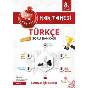 Nartest Yayınevi 8. Sınıf Nar Tanesi Türkçe Altın Sorular