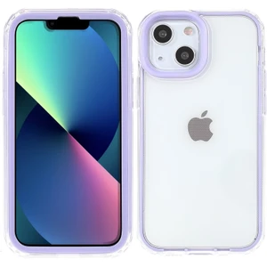 Apple iPhone 13 Için Pc + Tpu Düşmeye Dayanıklı Koruyucu Telefon Kılıfı - Mor (Yurt Dışından)