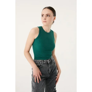 Halter Yaka Fitilli Body