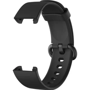 Xiaomi Redmi Watch 2 Lite Kordon Kançalı Model Uyumlu Silikon Siyah