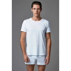 Sıfır Yaka Kısa Kollu T-Shirt 2li Paket ERS032
