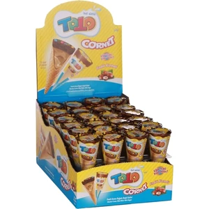 Toto Cornet Gofret Fındıklı 25 Gr. 24lü (1 Kutu)