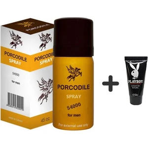 Porcodile Long Time Dely Sprey + 50ML Lubricant Jel