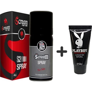 Scream Sprey + 50ML Lubricant Jel