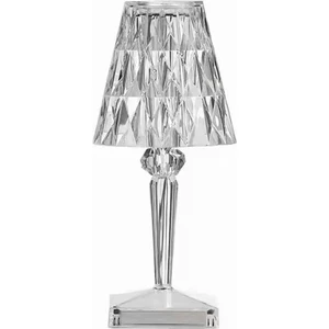 Akrilik Kristal LED Şarjlı Masa Üstü Lamba