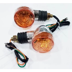 Sinyal Takım Nikelajlı Küçük Sarı Cam Chopper Z-15