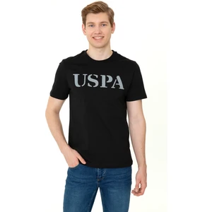 U.S. Polo Assn. Erkek Siyah Basic T-Shirt 50248569-VR046