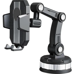 360 Derece Araba Için Panolu Telefon Tutucu - Siyah (Yurt Dışından)