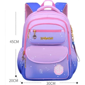 Crazy Store Ilkokul Öğrencisi Için Mini Okul Sırt Çantası - Pembe Mor (Yurt Dışından)