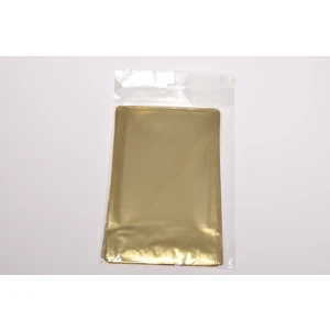 12X17 cm Hediyelik Poşet 50'li Paket Lüks  Metalize Gold