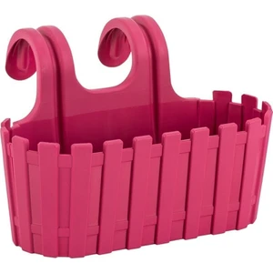Egzotikbahçe Akasya Balkon Saksı Kolay Askı 30 cm Pembe 3 Lt Denge Aparatlı