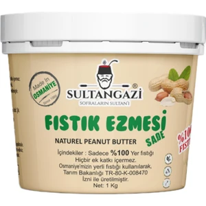 Sade Fıstık Ezmesi 1 kg