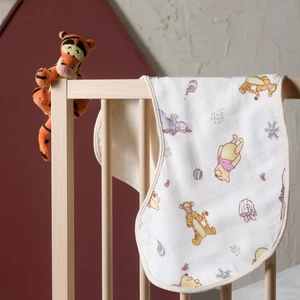 Lisanslı Disney Winnie Pamuk 20x55 cm 3' lü Müslin Omuz Bezi