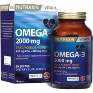 Omega 3 Balık Yağı 2000 Mg 60 Softgel