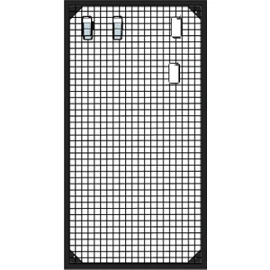 Rafburada® Sık Telli Tel Raf. Tel Pano Stand, Duvar Askılığı. 100X200