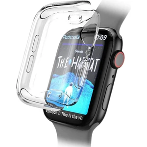 Apple Watch Uyumlu Se 40MM Önü Kapalı Silikon Kılıf - Şeffaf