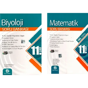 Bilgi Sarmal Yayınları 11. Sınıf Sarmal Soru Bankası Biyoloji - Matematik