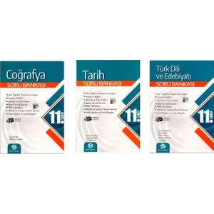 Bilgi Sarmal Yayınları 11. Sınıf Sarmal Soru B. Coğrafya - Tarih - Türk Edebiyatı