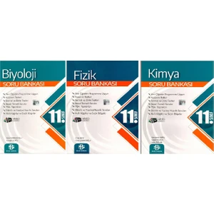 Bilgi Sarmal Yayınları 11. Sınıf Sarmal Soru Bankası Biyoloji - Fizik -Kimya