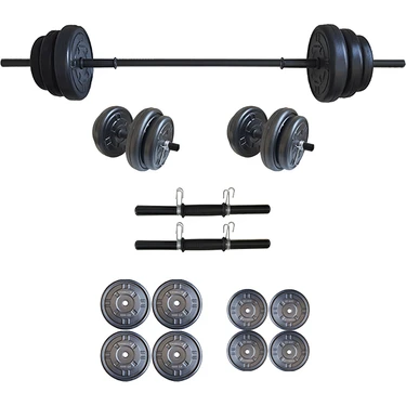 Dambılcım Platinum  35 kg Halter Seti ve Vücut Geliştirme