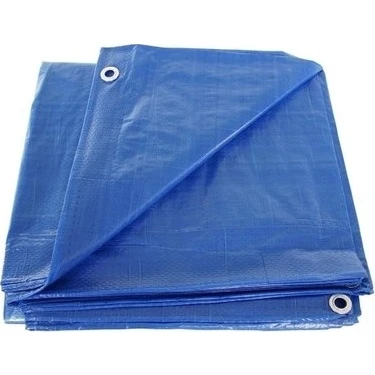 Ekonet 3x3 Metre 1.kalite Pvc Mavi Su Geçirmez Pullu Çadır Branda Tente Yağmurluk Gölgelik