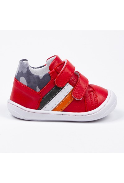 Wstark Kiz Bebek Erkek Bebek Kırmızı Deri Ilk Adım Spor Ayakkabı
